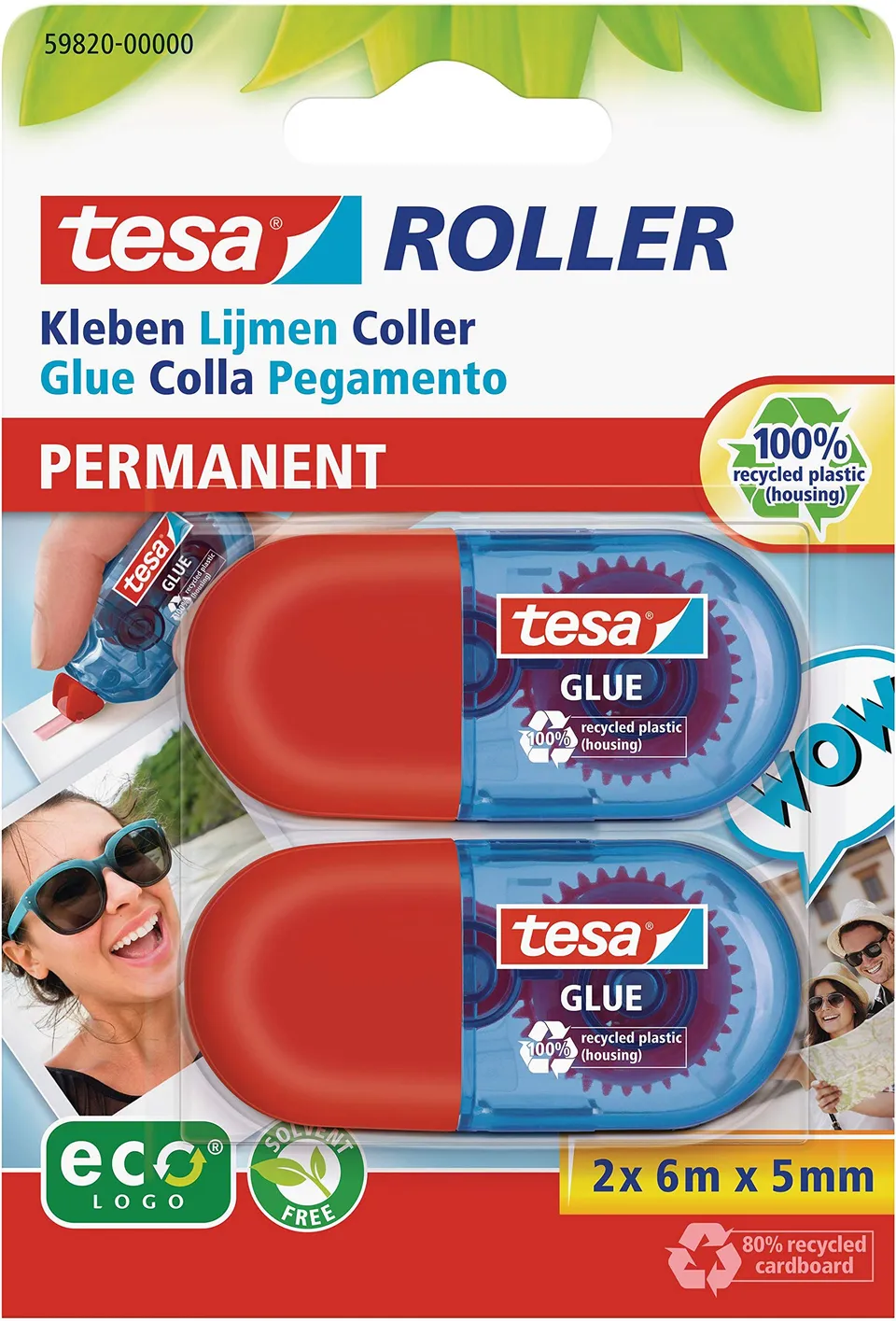 tesa-glue-roller-permanent-mini-kleberoller-2-st-ck-2-x-6-m-x-5-mm image 1