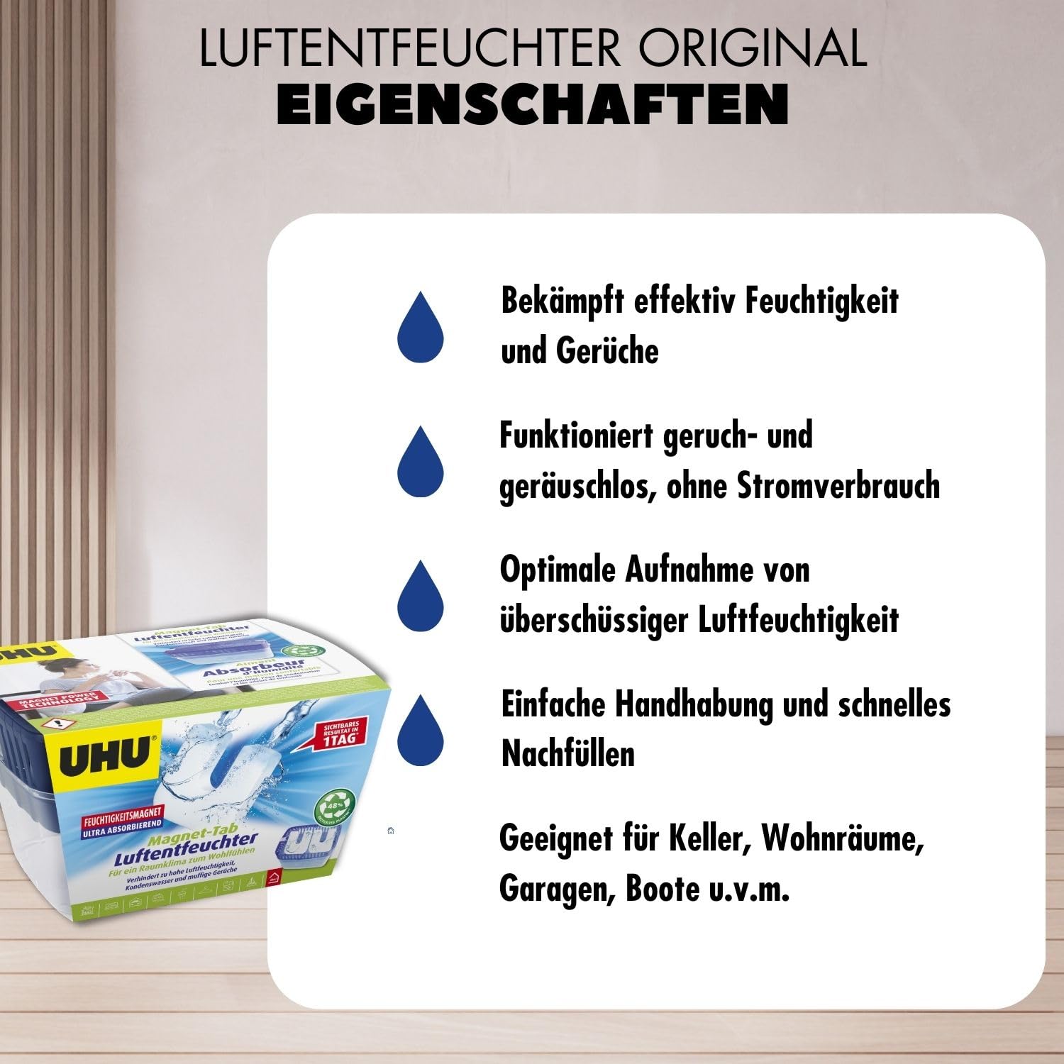 uhu-luftentfeuchter-original-mit-nachffcll-tabs-2x450g-gegen-feuchtigkeit-und-sc image 3