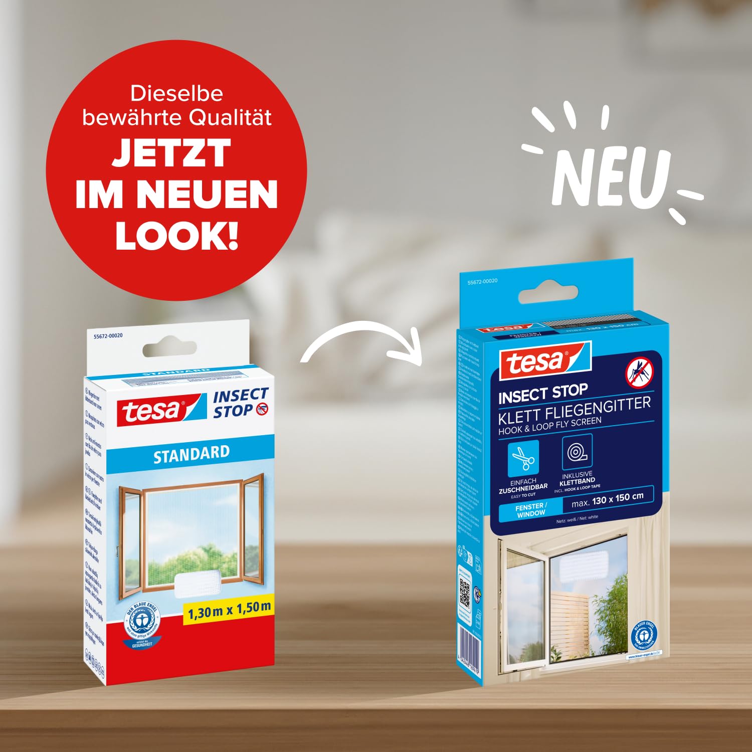 tesa-insect-stop-klett-fliegengitter-f-r-fenster-3x-130-cm-x-150-cm-wei image 2