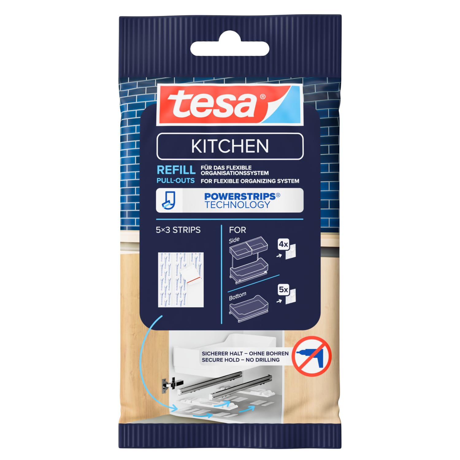 tesa-pull-out-powerstrips-nachf-llpack-f-r-schubladenschienen-15-streifen image 1