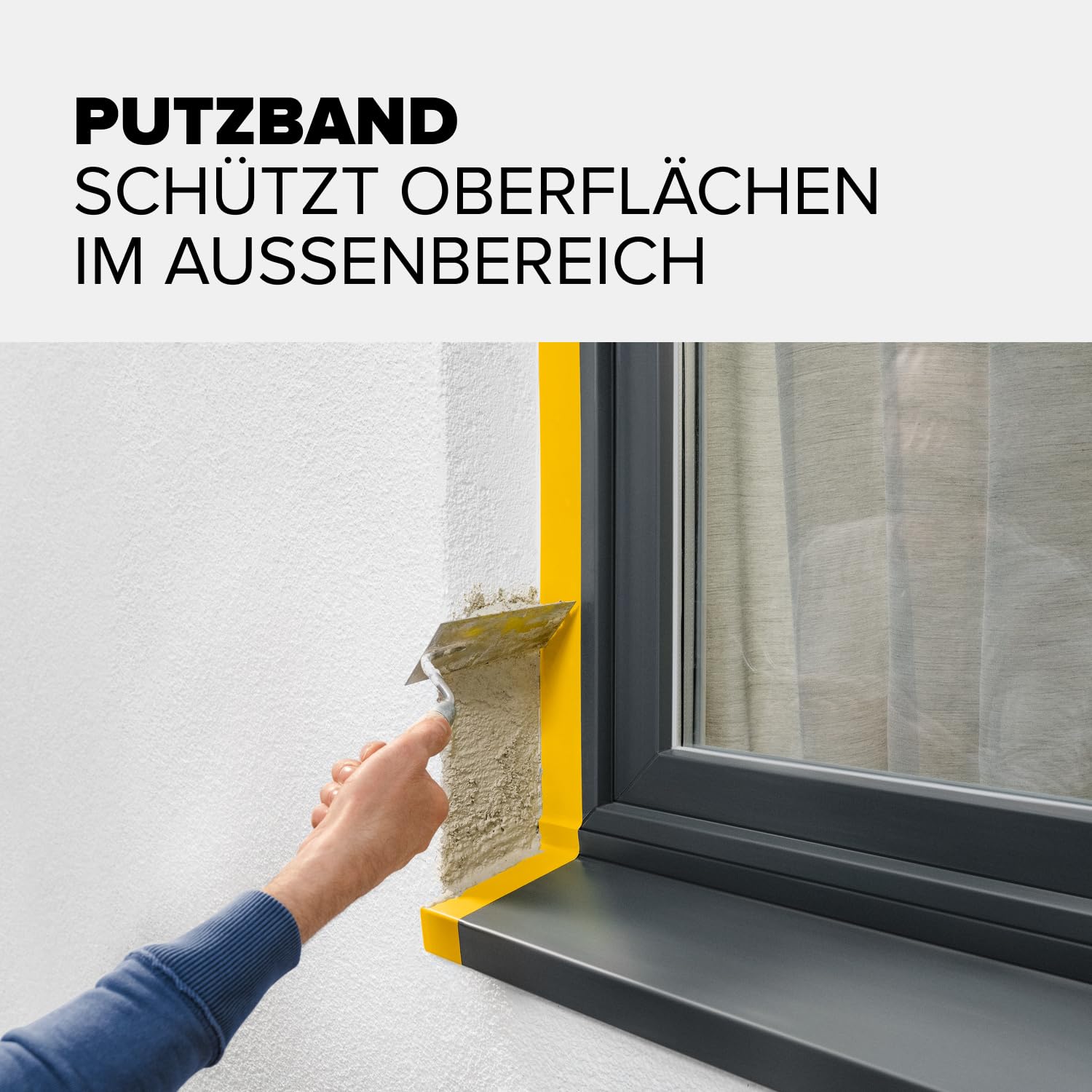 tesa-putzband-pvc-mit-pr-gung-gelb-33-m-x-50-mm image 2