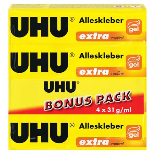 uhu-alleskleber-extra-bonuspack-4-tuben-31-g-gelformel image 7