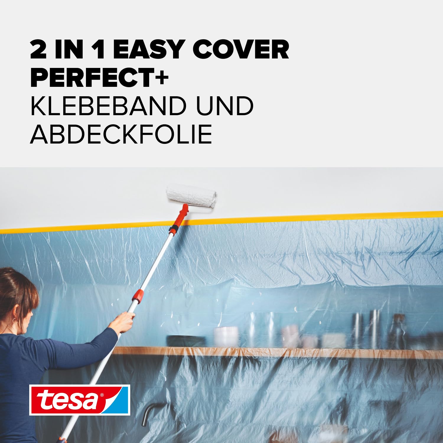 tesa-easy-cover-perfect-refill-m-abdeckfolie-mit-washi-malerband-33-m-x-55-cm image 2