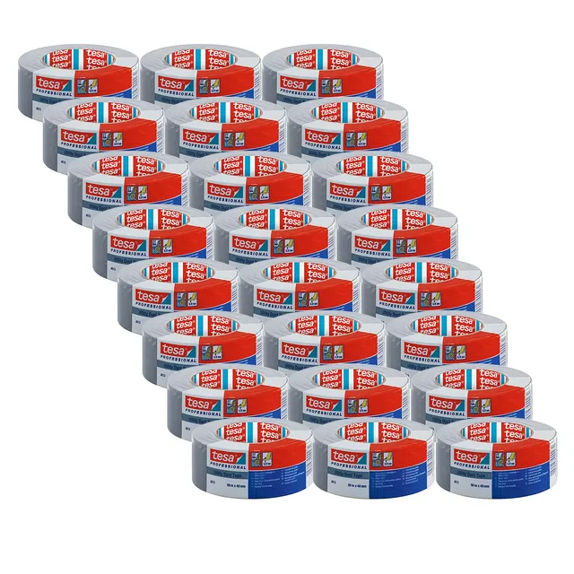 tesa-4662-allzweck-gewebeband-duct-tape-silber-50-m-x-48-mm-24er-pack image 1