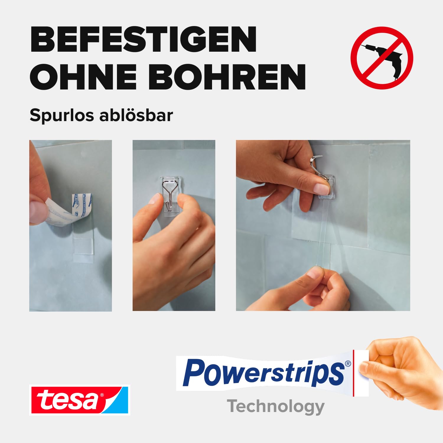 tesa-powerstrips-klebehaken-small-transparent-3-haken-4-strips image 4
