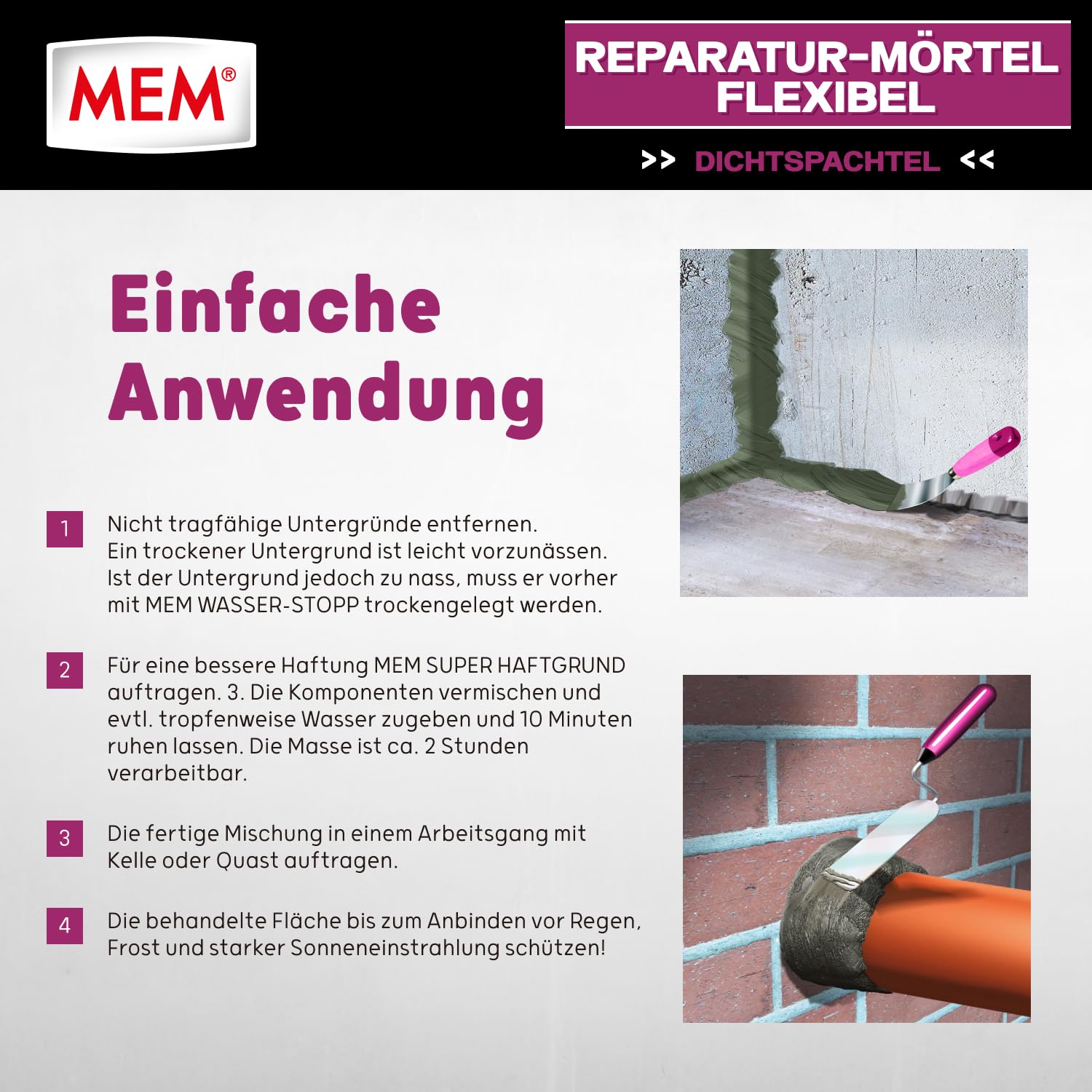 mem-reparaturm-rtel-flexibel-1-kg-eimer-2k-spezialm-rtel-grau image 6