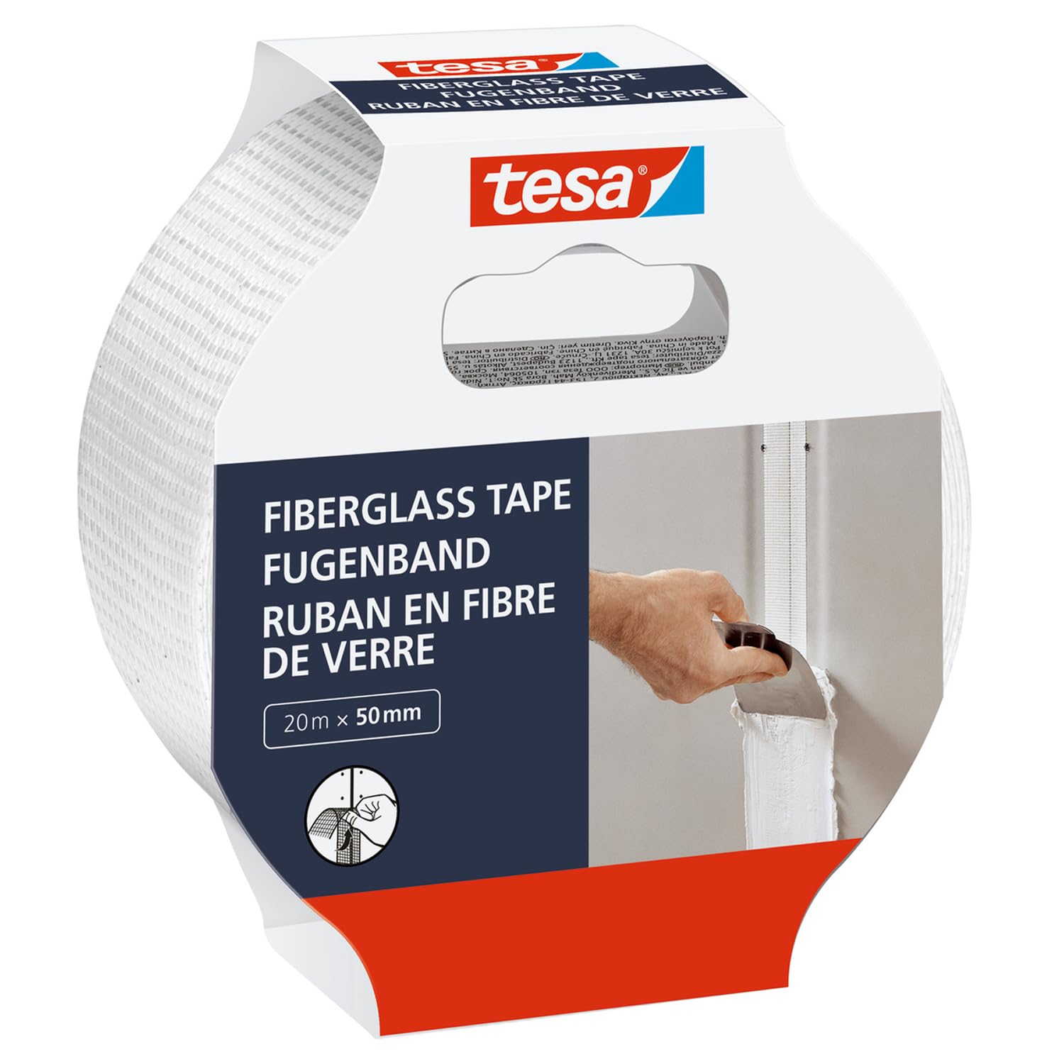 tesa-glasfaserband-reparaturband-20-m-x-50-mm-glasfaser image 1