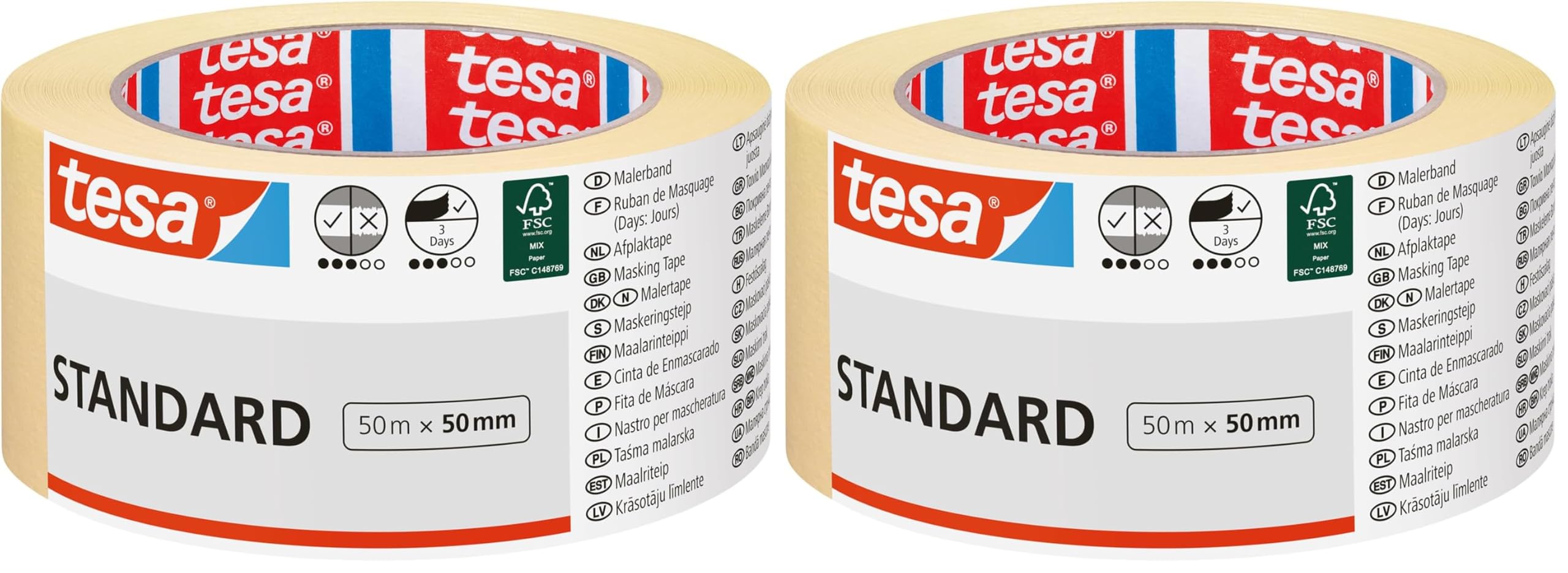 tesa-malerband-standard-hellbeige-50-m-x-19-mm image 8