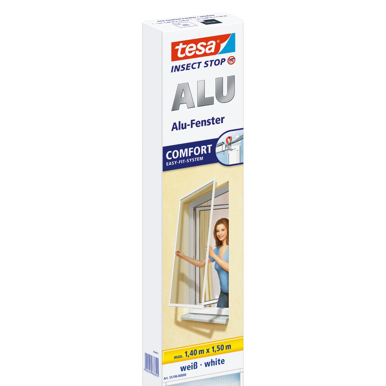 tesa-insect-stop-aluminium-rahmen-fliegengitter-fenster-100-cm-x-120-cm image 8