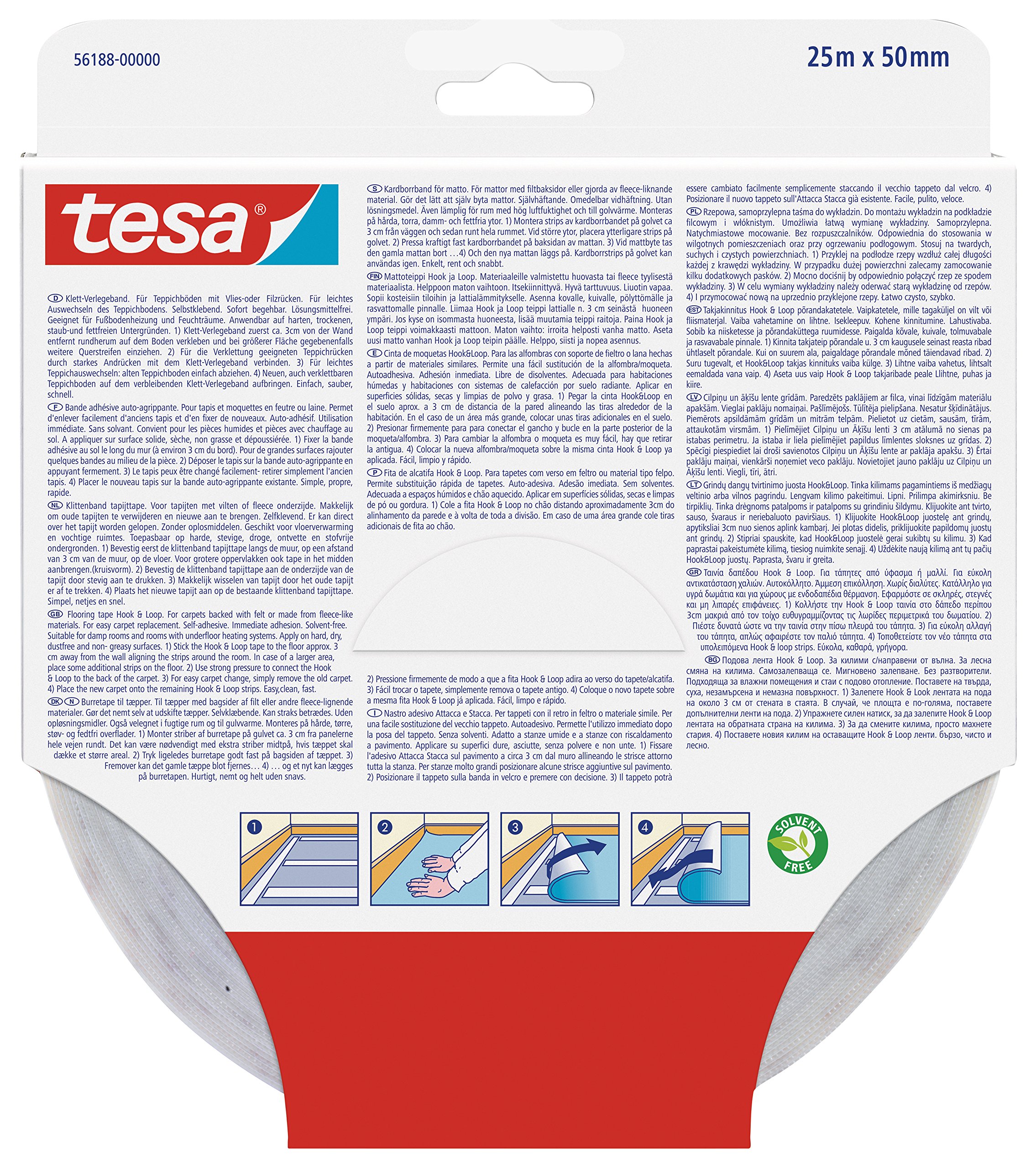 tesa-klett-verlegeband-on-off-transparent-25-m-x-50-mm image 3