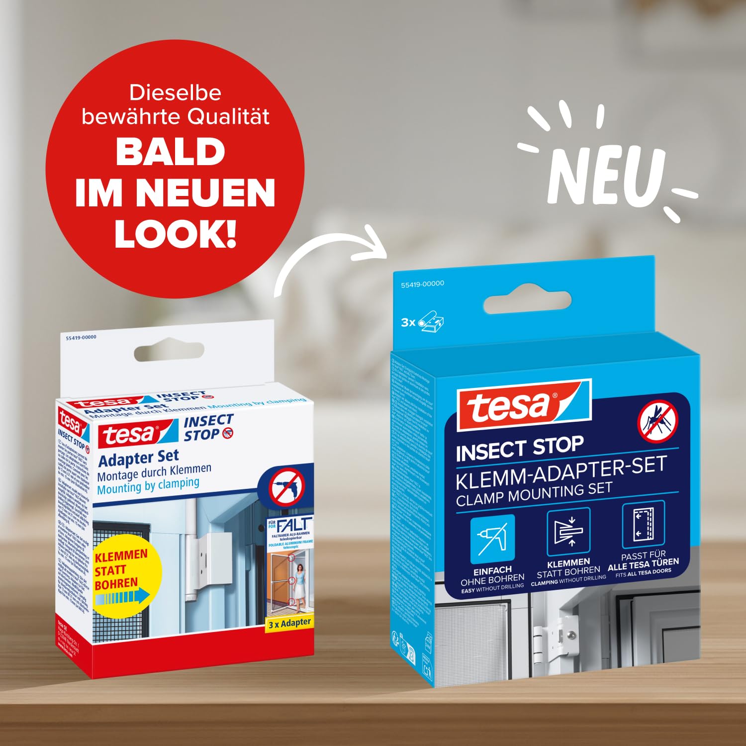 tesa-insect-stop-klemm-adapter-set-wei-f-r-fliegengitter-t-ren image 2