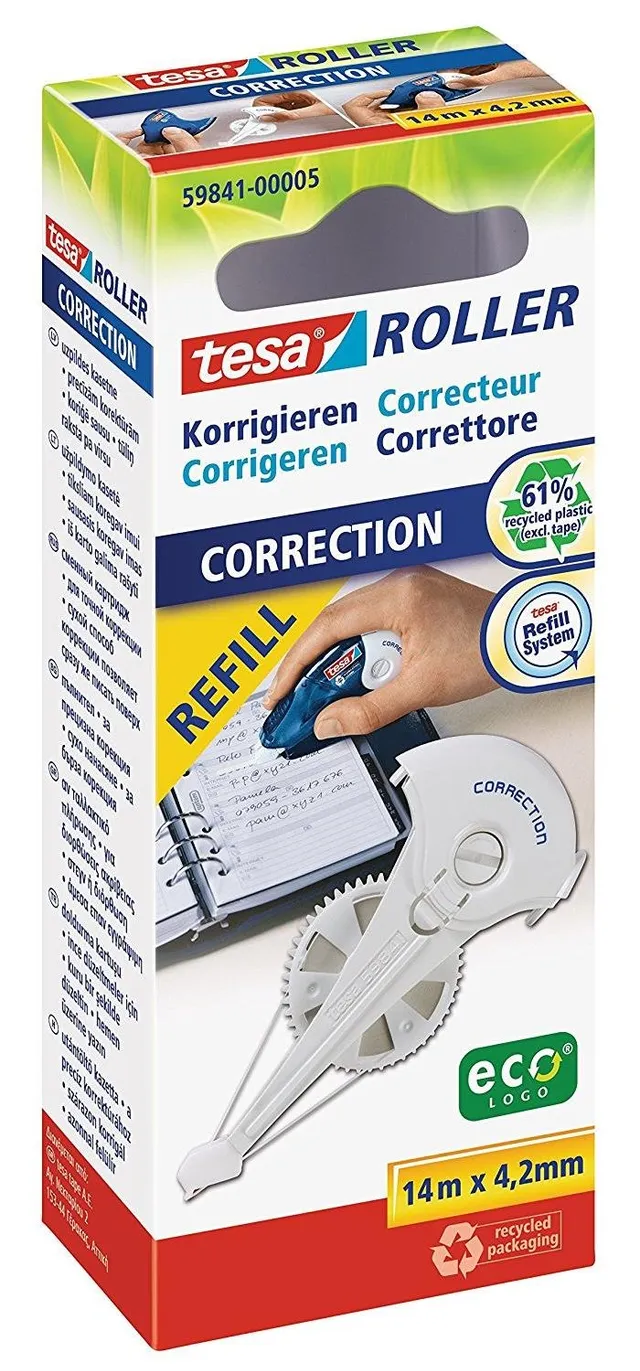 tesa-correction-roller-nachf-llkassette-14-m-x-4-2-mm image 1