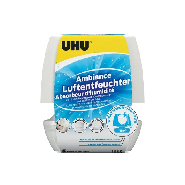 uhu-ambiance-luftentfeuchter-100-g-wei-f-r-r-ume-bis-10-m image 1