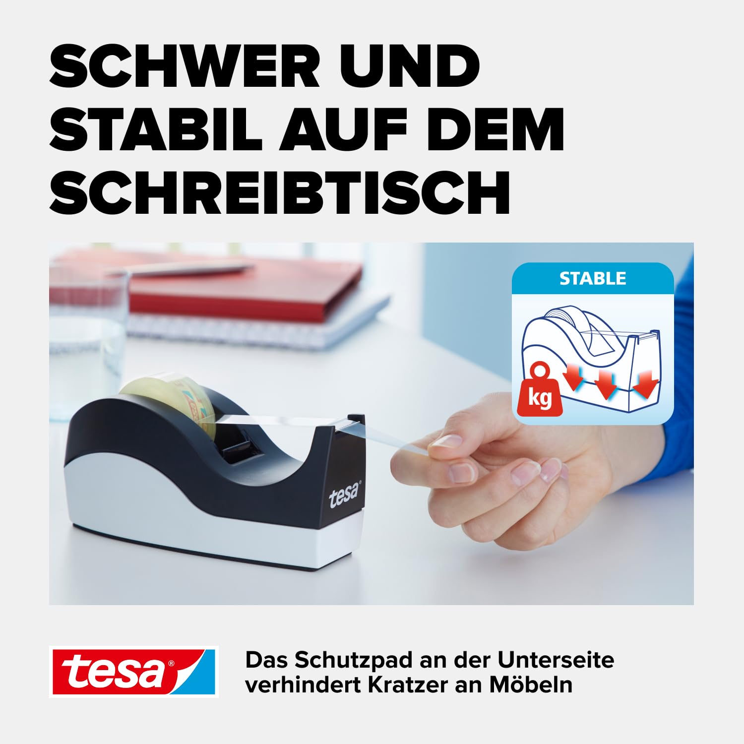 tesa-tischabroller-easy-cut-orca-mit-tesafilm-crystal-clear image 5