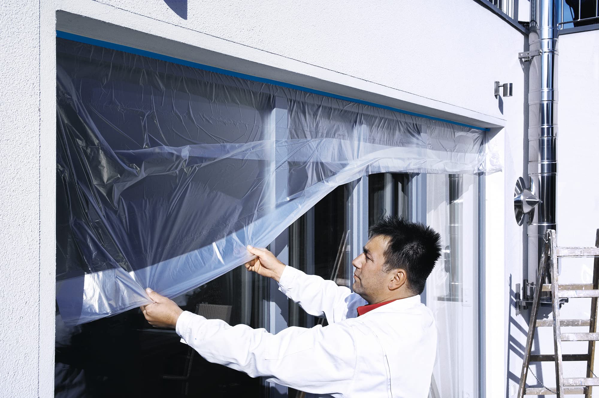 tesa-easy-cover-4411-uv-pr-zision-8er-pack-33-m-x-0-55-m-mit-folie image 2