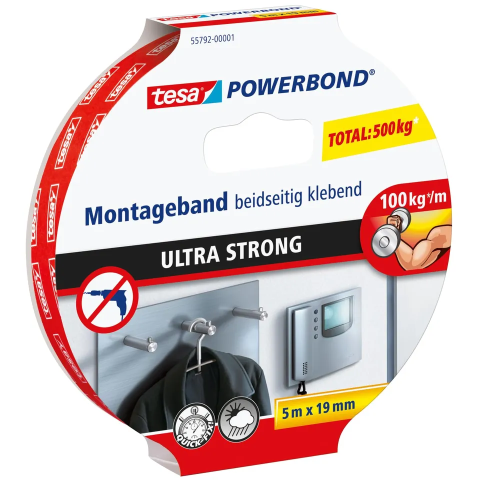 tesa-powerbond-ultra-strong-montageband-5-m-x-19-mm image 1