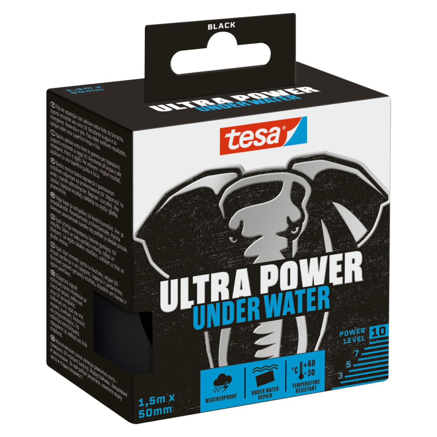 tesa-ultra-power-under-water-reparaturband-schwarz-1-5-m-x-50-mm image 1