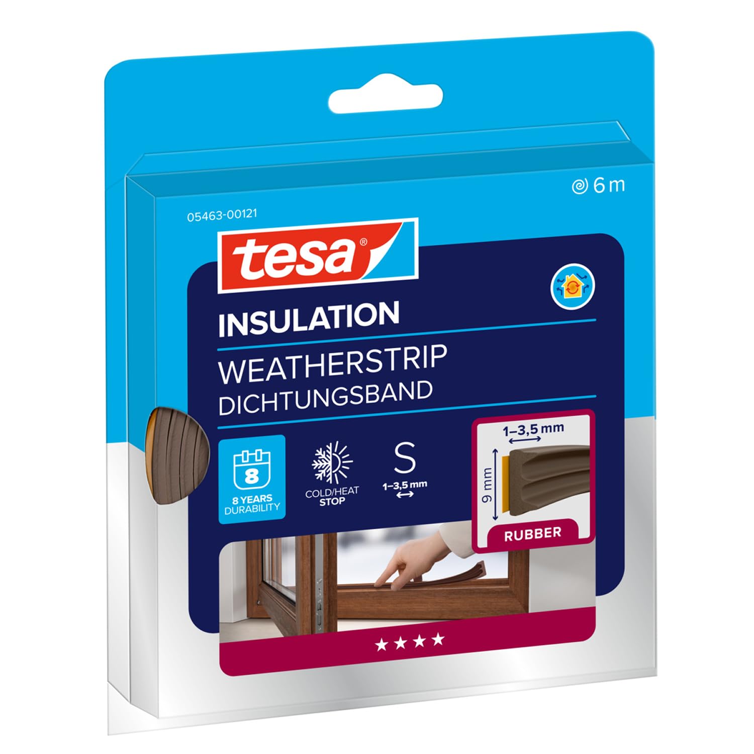 tesa-insulation-tesamoll-dichtungsband-s-braun-10-m-x-9-mm-x-4-mm image 6