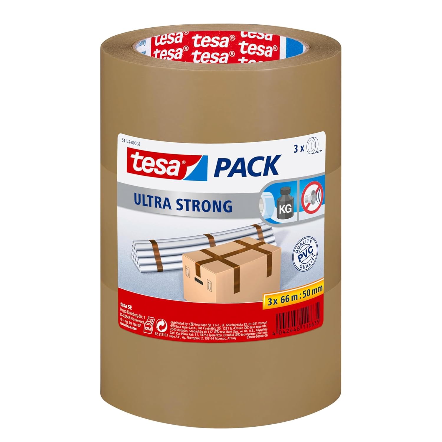 tesa-tesapack-ultra-strong-paketklebeband-66-m-x-38-mm-transparent image 8