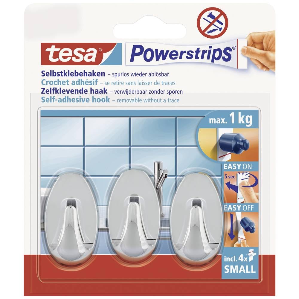 tesa-powerstrips-haken-small-oval-klebehaken-wei-1-kg-3-st-ck image 2