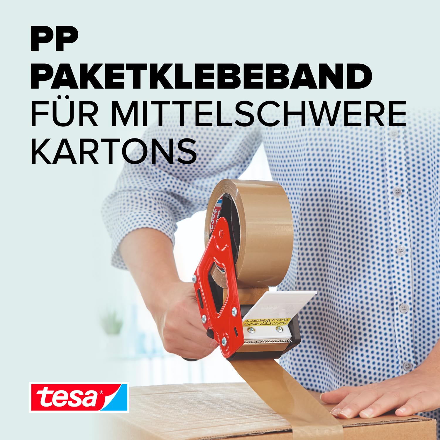 tesapack-pp-4195-paketband-6er-pack-66-m-x-50-mm-braun image 2