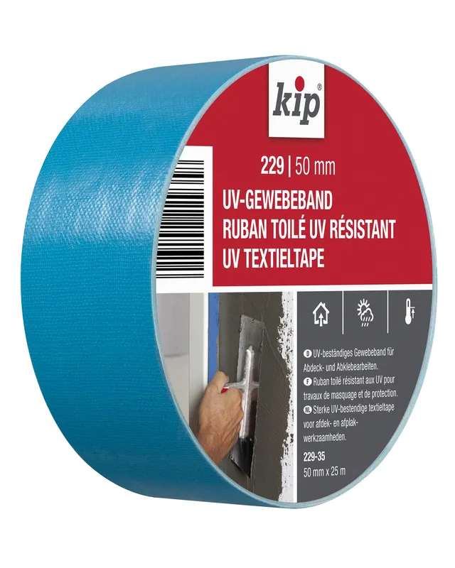 kip-229-35-gewebeband-pe-50-mm-x-25-m-blau-uv-best-ndig image 1