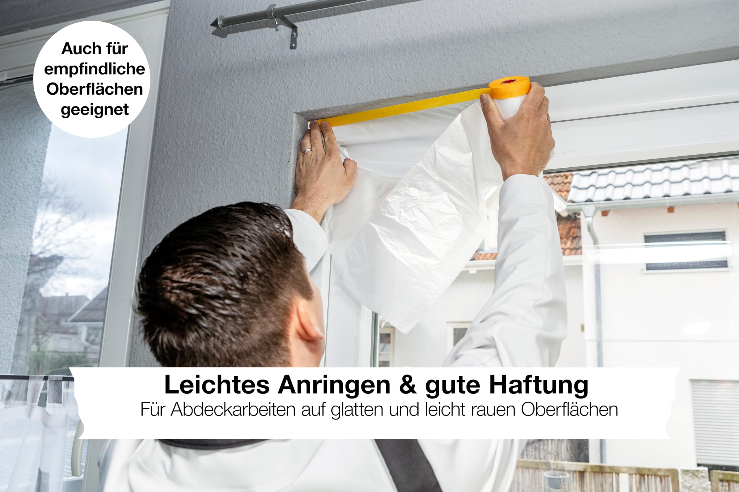 kip-washi-tec-masker-abdeckfolie-mit-klebeband-1400-mm-x-33-m image 3