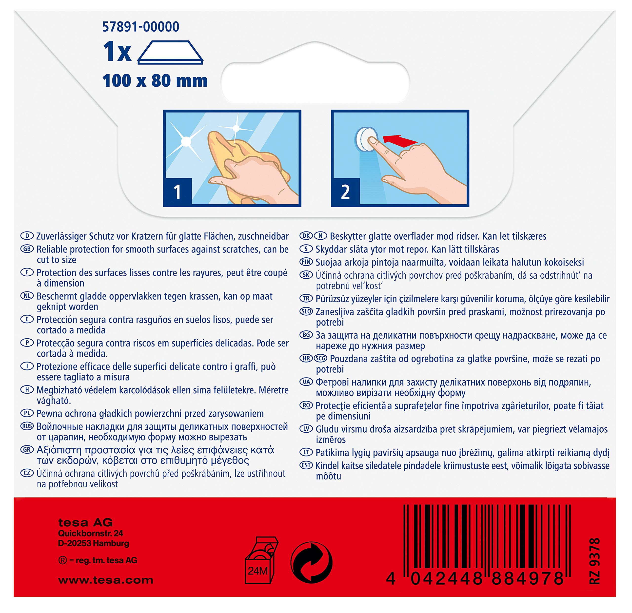 tesa-protect-filzgleiter-100-x-80-mm-braun-m-belgleiter image 2