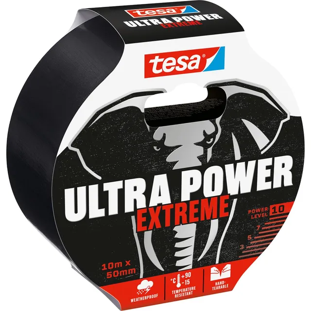 tesa-ultra-power-extreme-reparaturband-b7-gewebeband-b7-schwarz-b7-10-m-x-50-mm image 1