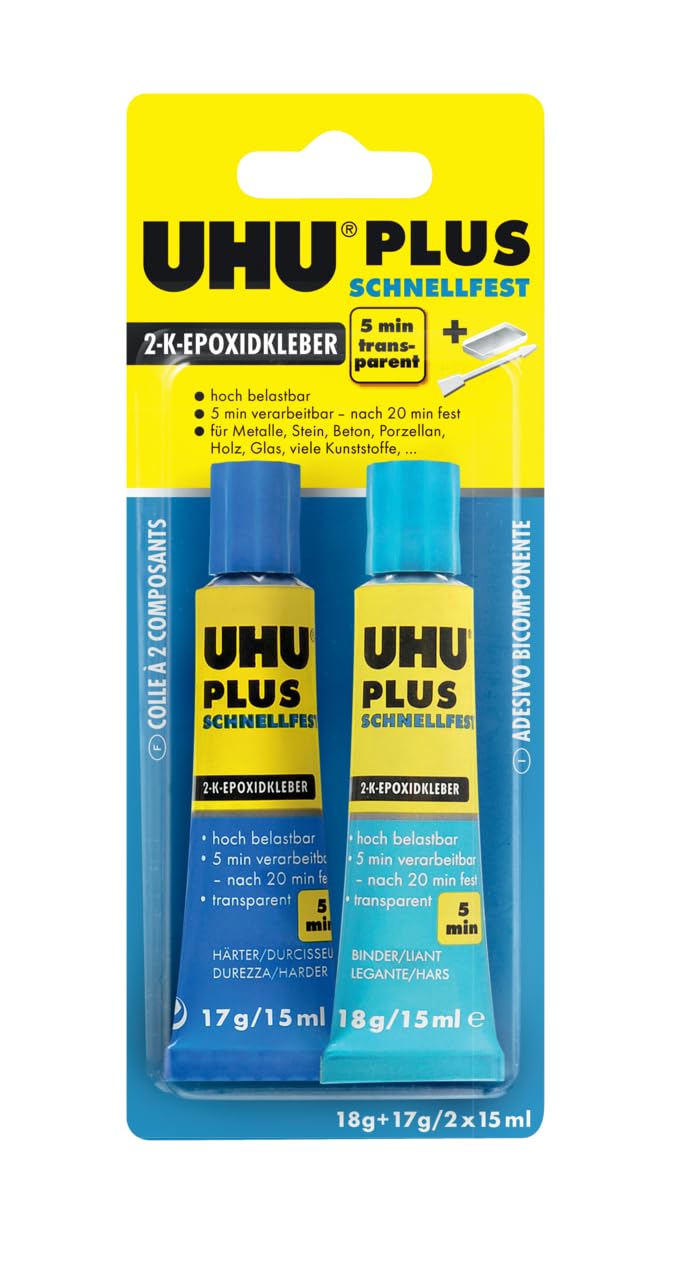 uhu-plus-schnellfest-2k-epoxidkleber-h-rter-dose-855-g image 5
