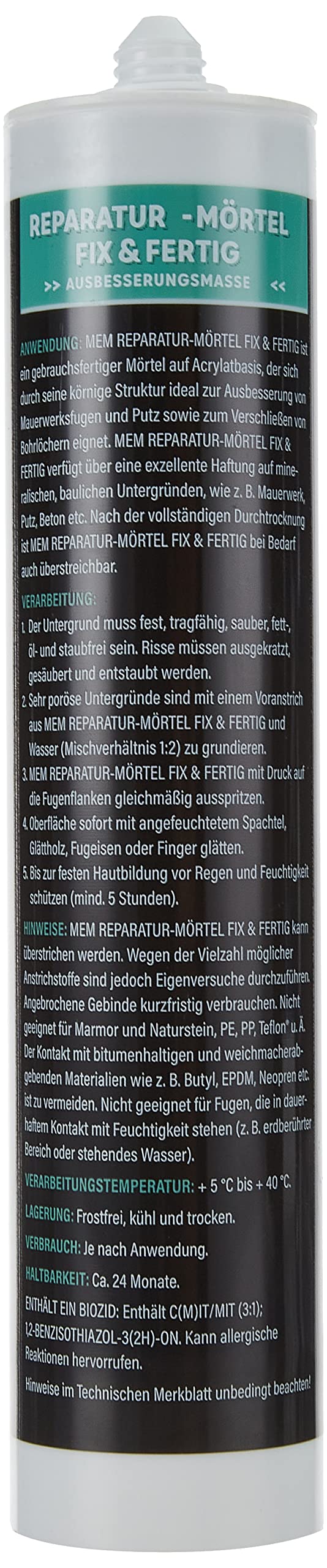 mem-reparatur-m-rtel-fix-fertig-300-ml-kartusche-zementgrau image 2