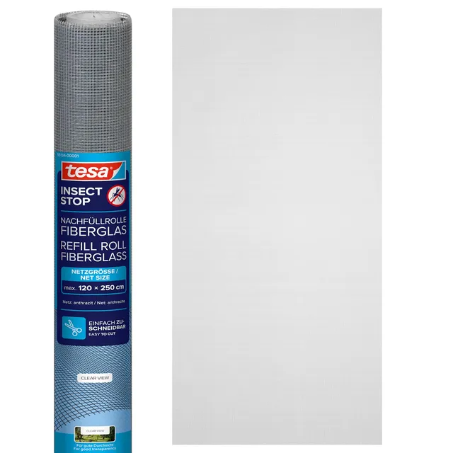 tesa-insect-stop-nachf-llrolle-fiberglas-120-cm-x-250-cm-anthrazit image 1