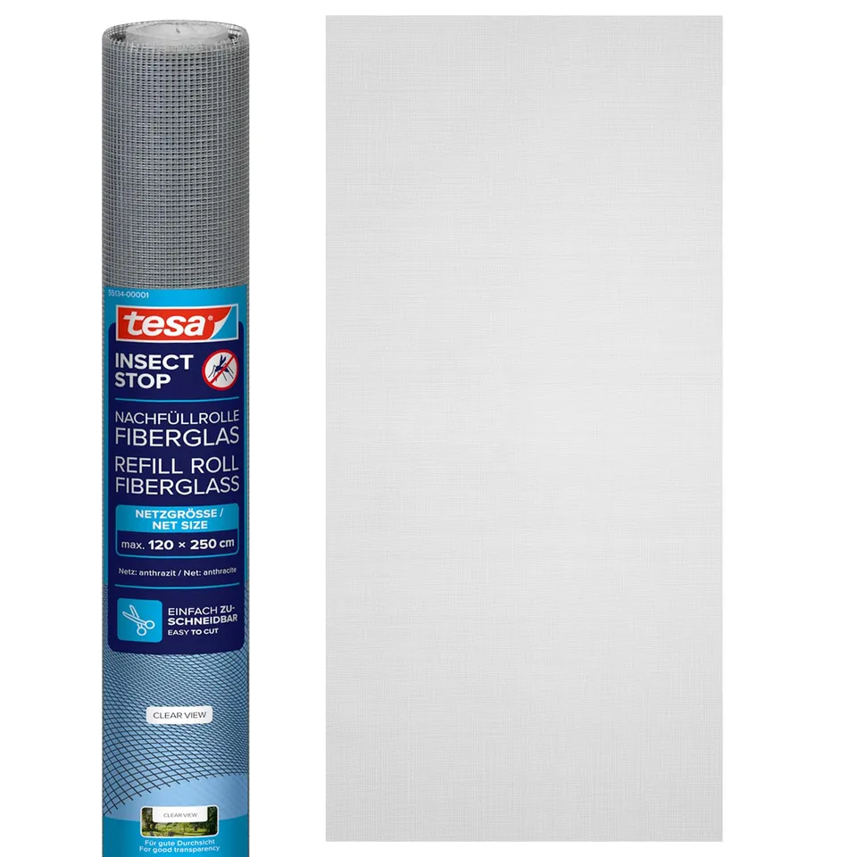tesa-insect-stop-nachf-llrolle-fiberglas-120-cm-x-250-cm-anthrazit image 1