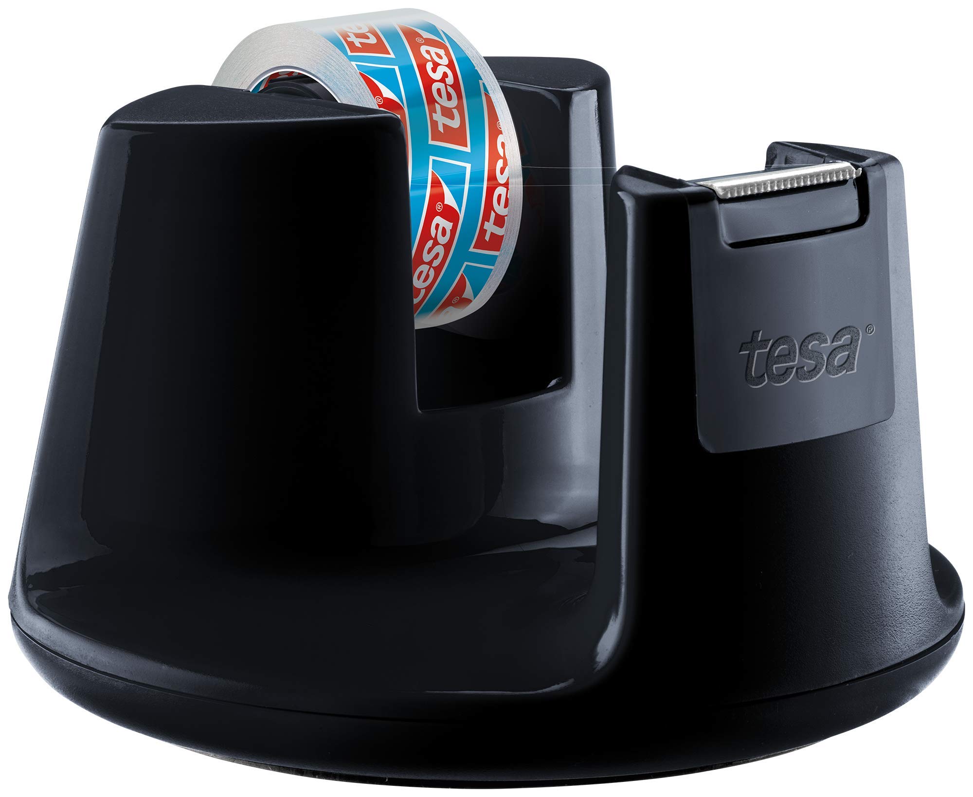 tesa-tischabroller-compact-schwarz-tesafilm-crystal-clear-10-m-x-15-mm image 2