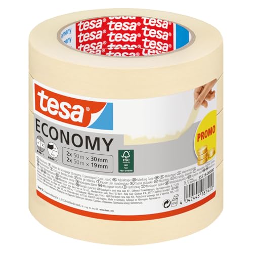 tesa-malerband-economy-abklebeband-4er-pack-2x-50-m-x-30-mm-2x-50-m-x-19-mm image 8