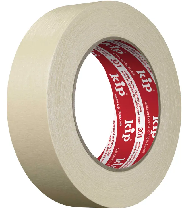 kip-tape-301-30-feinkrepp-malerkrepp-30-mm-x-50-m-professionelles-abdeckband image 1