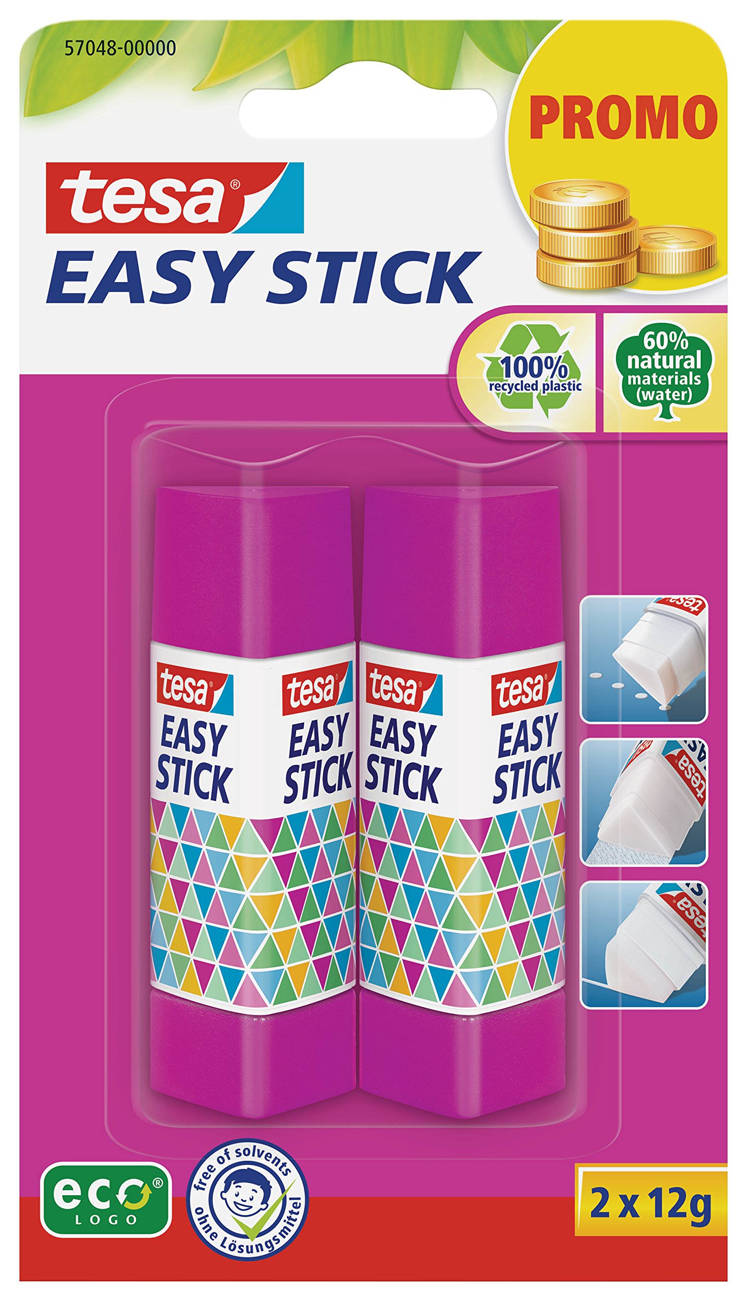 tesa-easy-stick-ecologo-klebestift-2x-12-g-pink-blau image 3