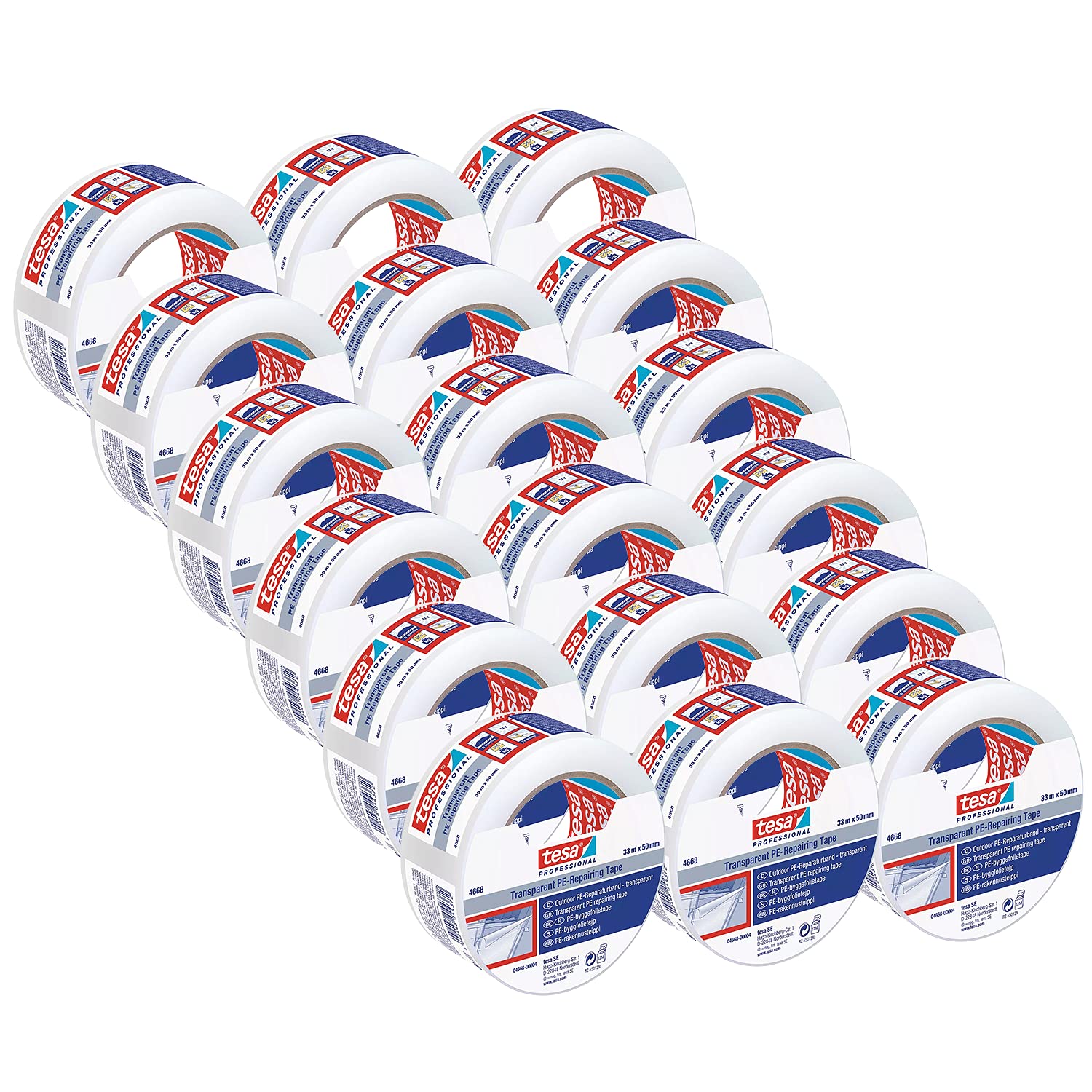 tesa-4668-folienreparaturband-33-m-x-50-mm-18er-pack image 1