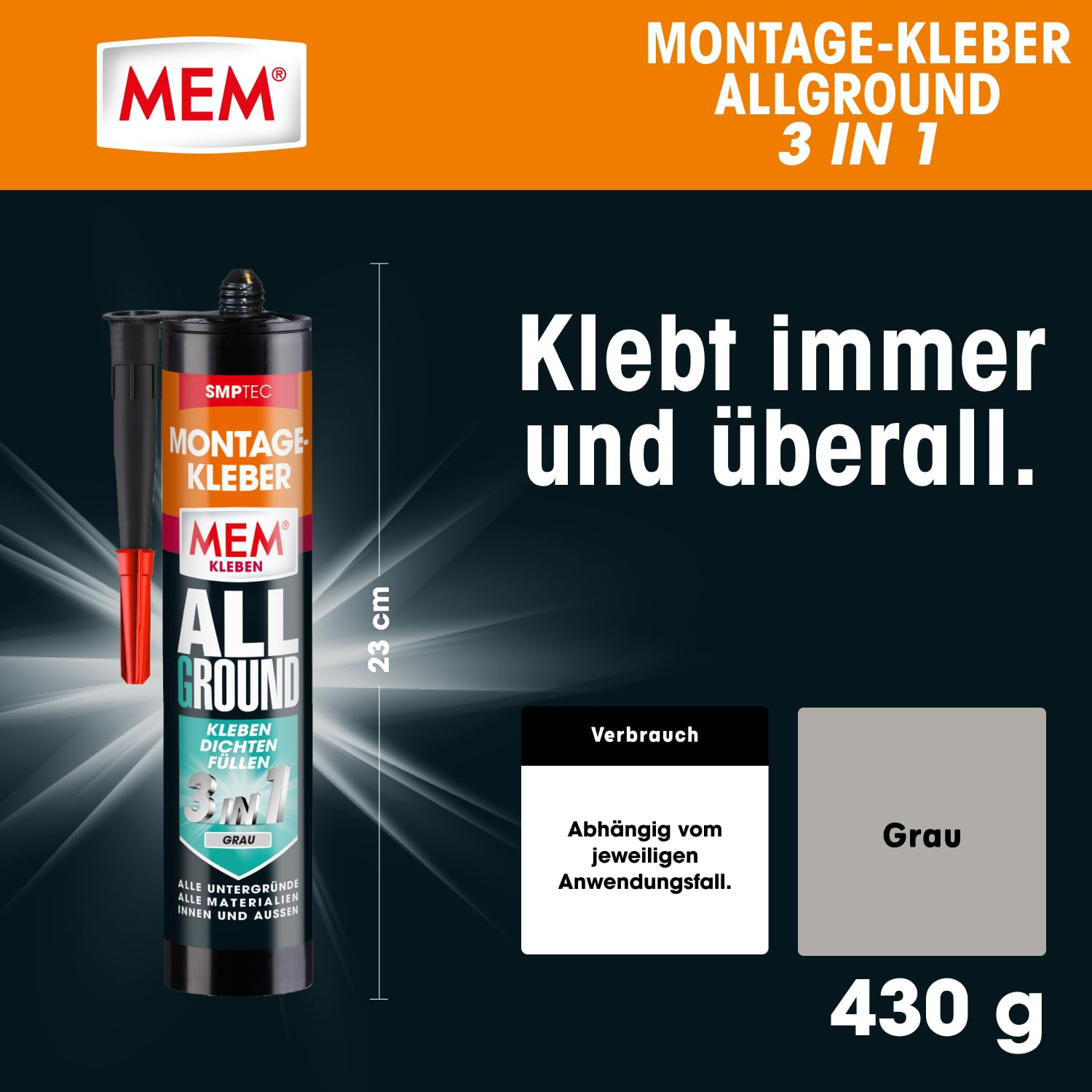 mem-montage-kleber-allground-3in1-430-g-kartusche-grau image 2