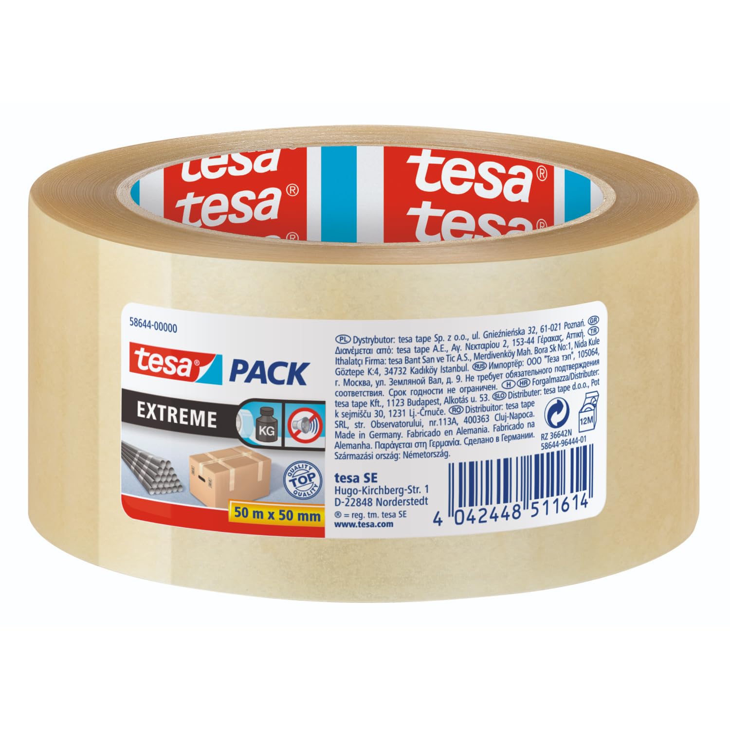 tesa-tesapack-ultra-strong-packband-transparent-50-m-x-50-mm image 1