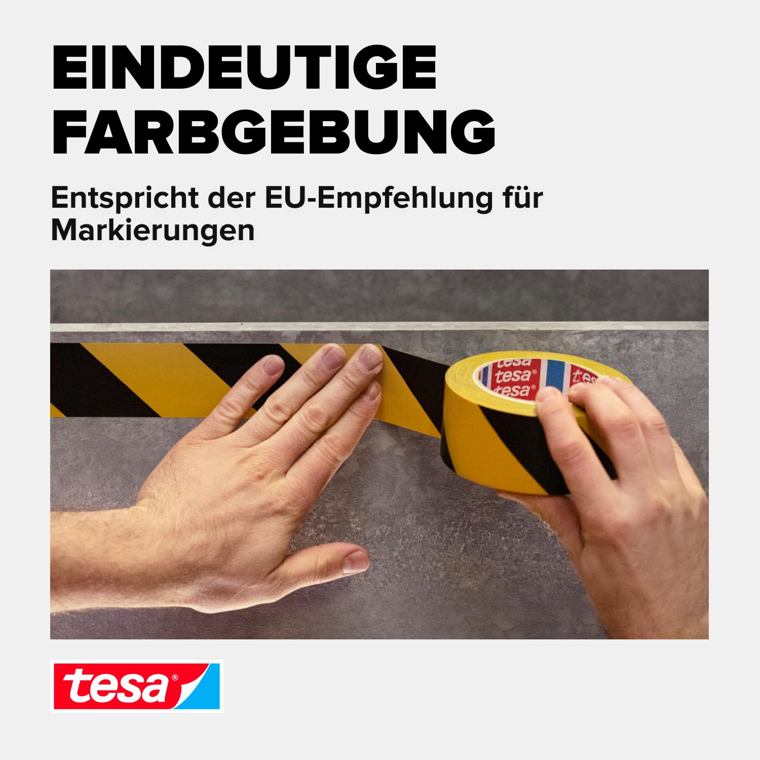 tesa-signal-premium-markierungsklebeband-schwarz-gelb-66-m-x-50-mm image 5