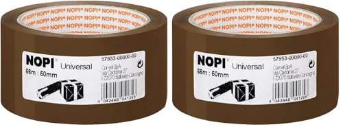 tesa-nopi-universal-paketklebeband-e28093-66-m-x-50-mm-braun-1-rolle image 8