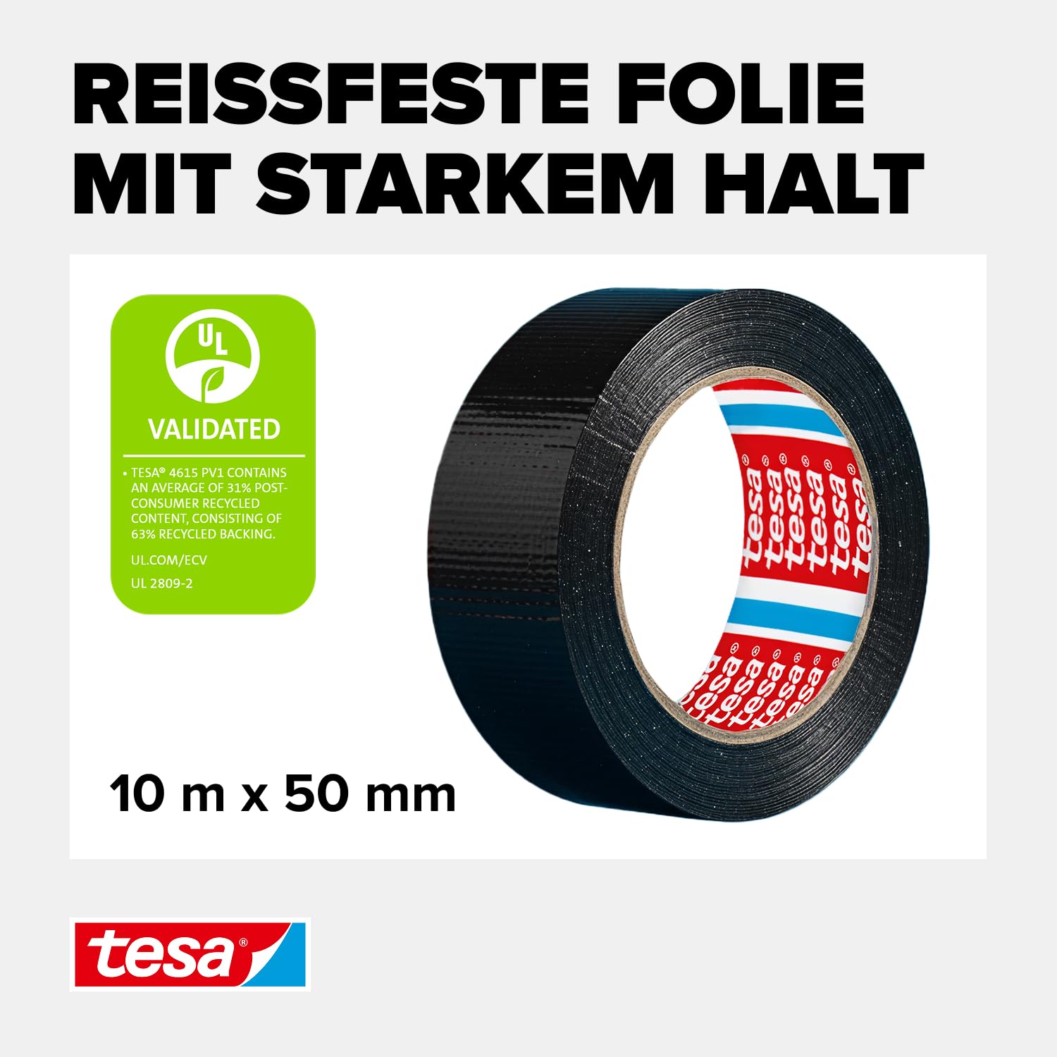 tesa-extra-power-universal-gewebeband-schwarz-10-m-x-50-mm image 3