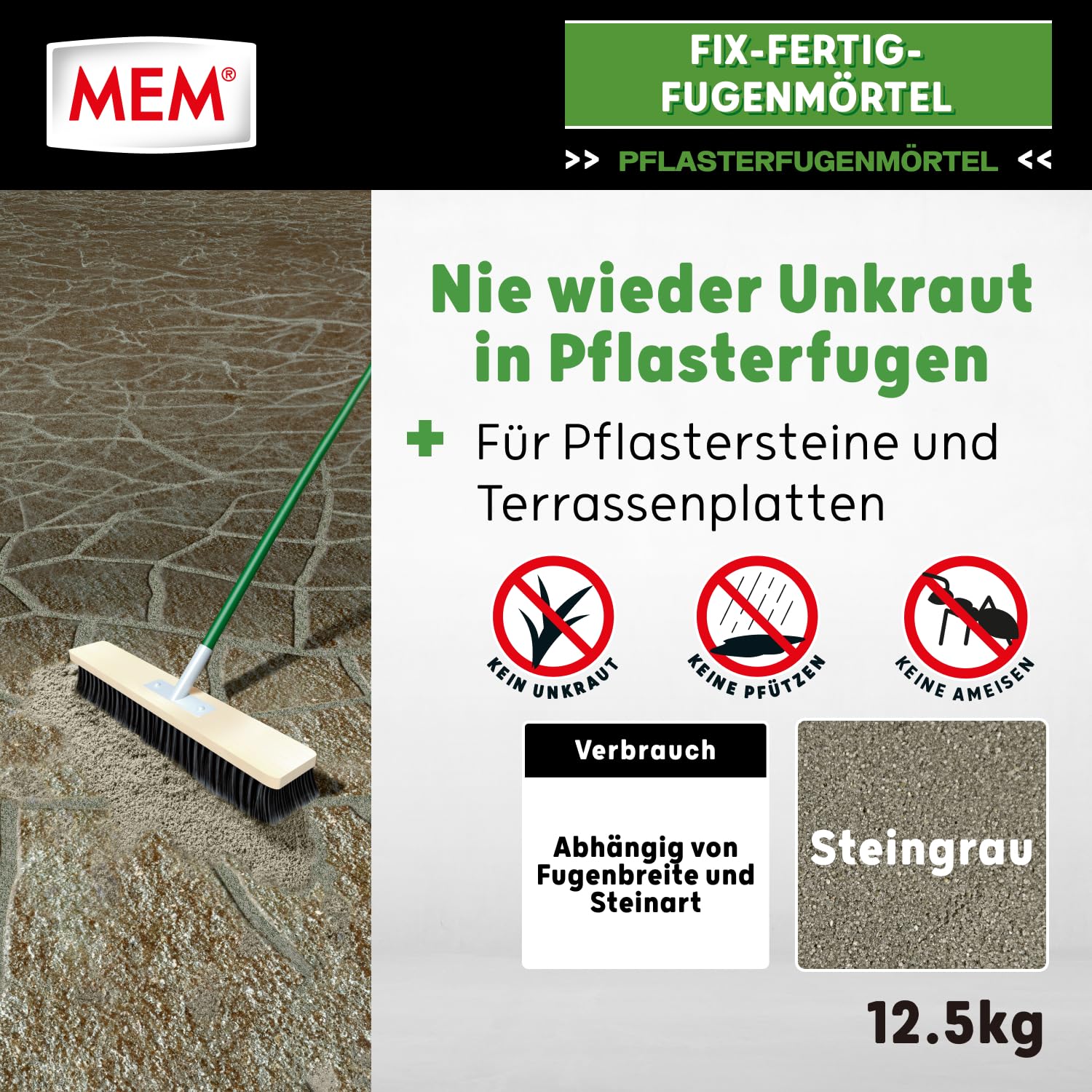 mem-fix-fertig-fugenm-rtel-steingrau-gebrauchsfertig-12-5-kg image 2
