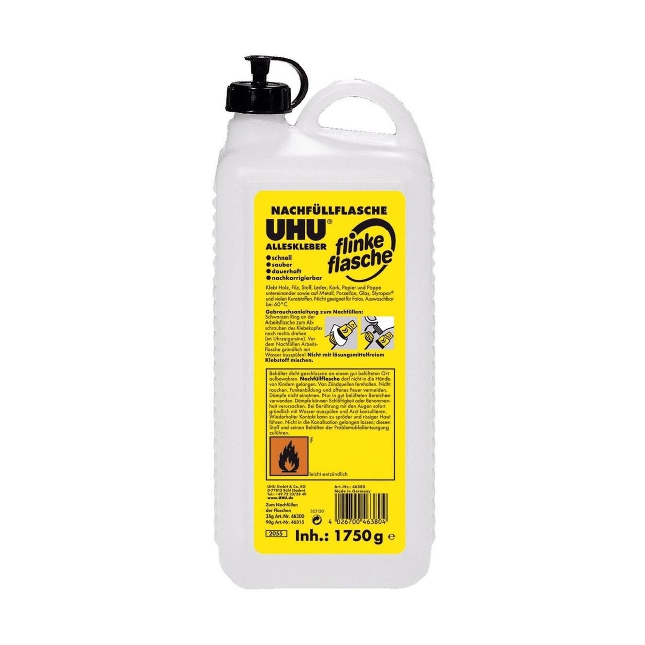 uhu-alleskleber-flinke-flasche-universalkleber-glasklar-3-x-90-g image 5