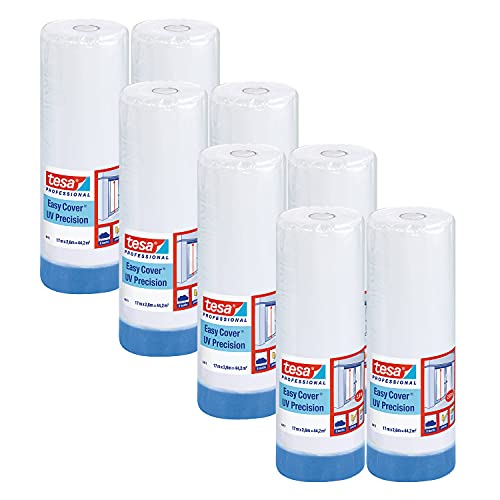 tesa-easy-cover-4411-uv-pr-zision-malerabdeckfolie-8er-pack-17-m-x-2-6-m image 3