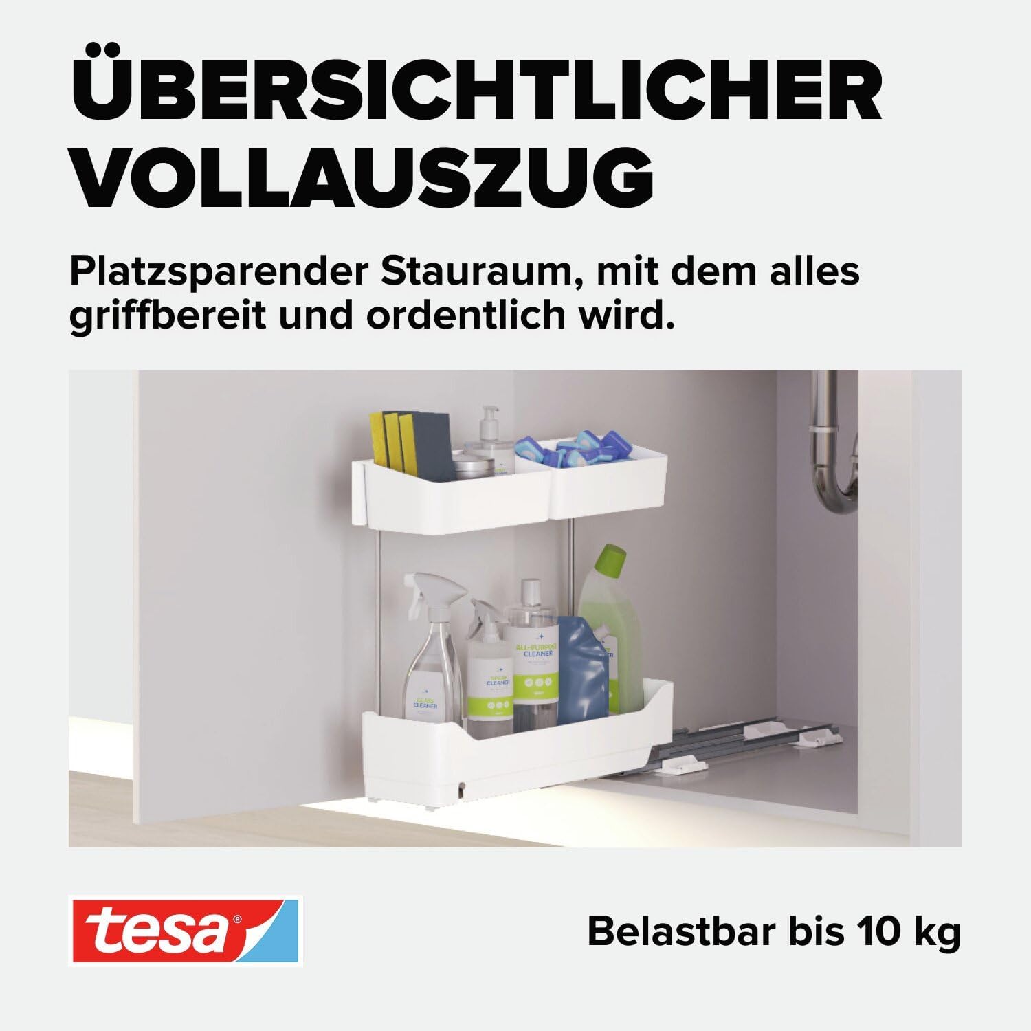tesa-pull-out-teleskopschublade-ausziehbarer-bodenauszug-ohne-bohren image 3