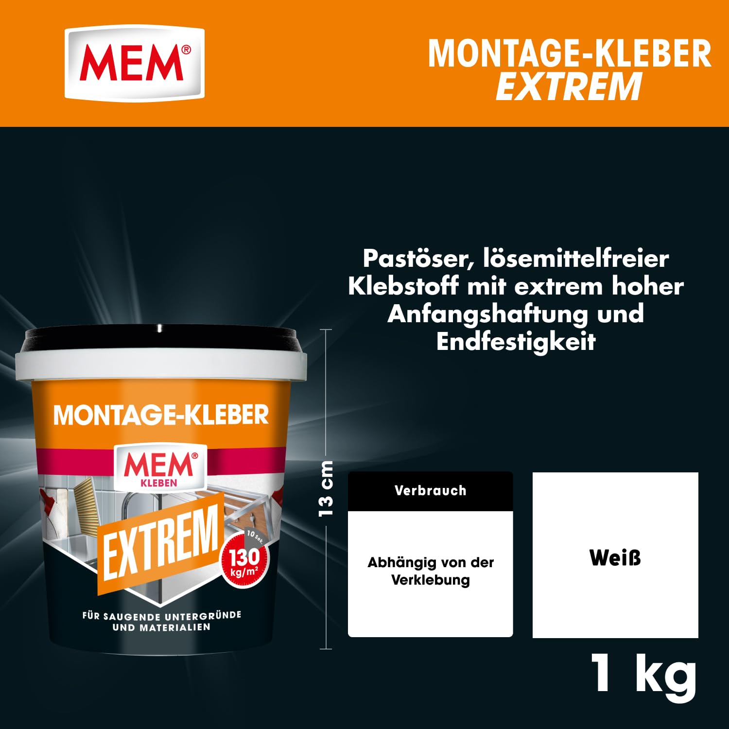 mem-montage-kleber-extrem-1-kg-dose-wei-l-semittelfreier-dispersionskleber image 2
