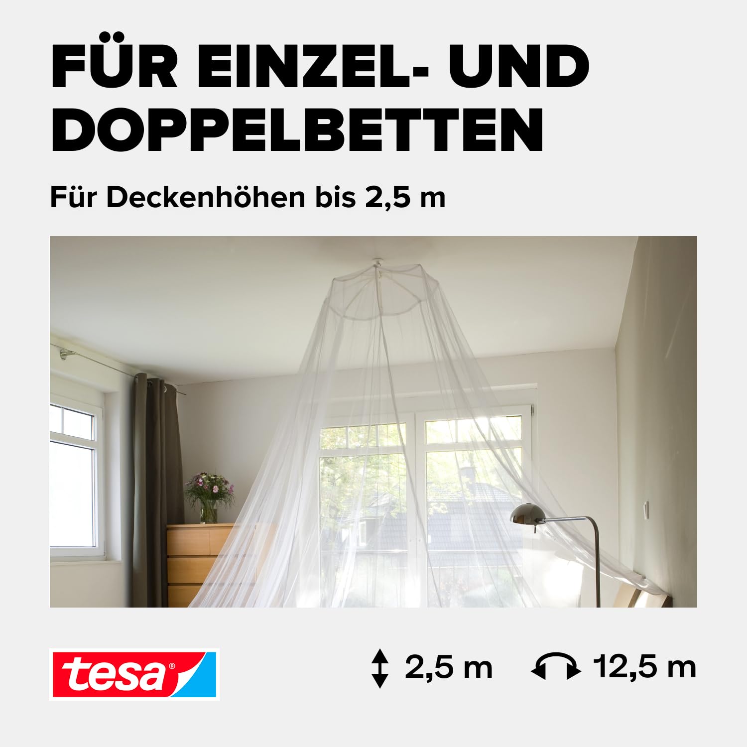 tesa-insect-stop-moskito-bettnetz-premium-betthimmel-12-5-m-x-2-5-m-wei image 4