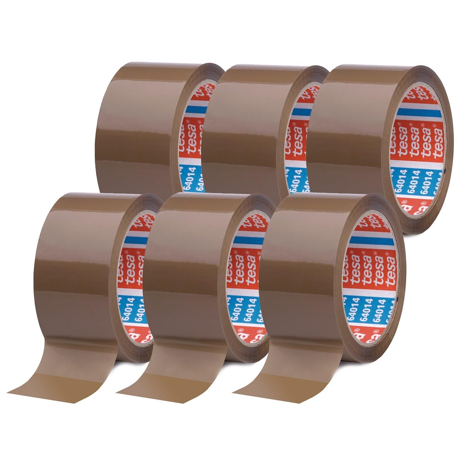 tesa-64014-pp-paketklebeband-braun-66-m-x-50-mm-2d-6-rollen image 1